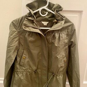 Christopher & Banks, Olive Green Jacket, Size S